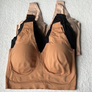 (3)TRUE &Co V- Neck Bralette